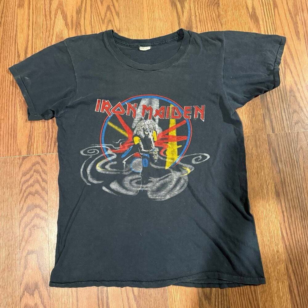 1981 1982 True Vintage Iron Maiden Japan Size Medium